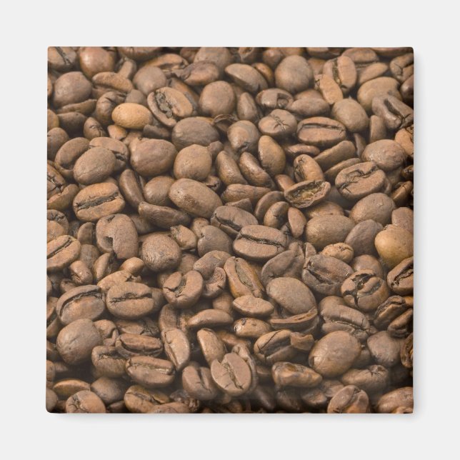 Kaffee Hintergrund Magnet (Vorne)