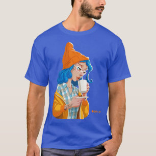 Kaffee-Hipster T-Shirt