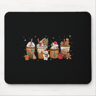 Kaffee Hot Cocoa Frohe Weihnachten Weihnachtsfamil Mousepad