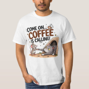 Kaffee Humor für alltägliche Kaffeeliebhaber T-Shirt