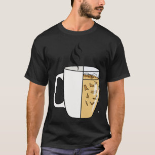 Kaffee-Ice Kaffee T-Shirt