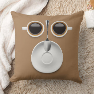 Kaffee im Bett Kissen