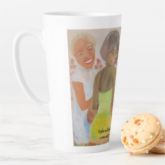 "Kaffee im Garten" Latte-Tasse Milchtasse