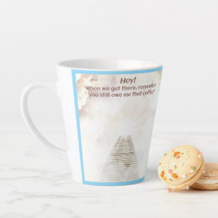 Kaffee im Himmel Milchtasse