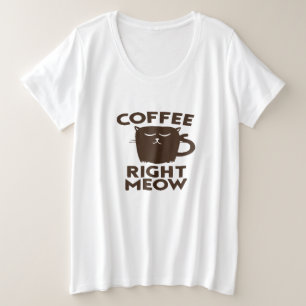 Kaffee im Moment Große Größe T-Shirt