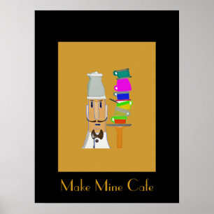 Kaffee im My Favorite Café Poster