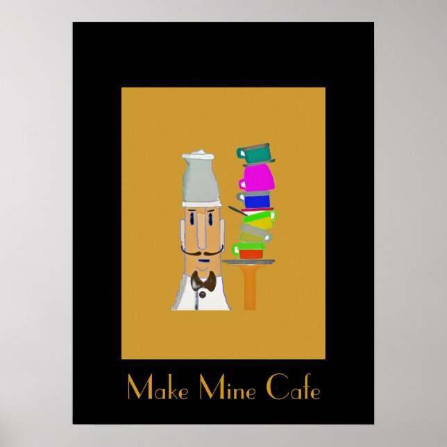 Kaffee im My Favorite Café Poster (Vorne)