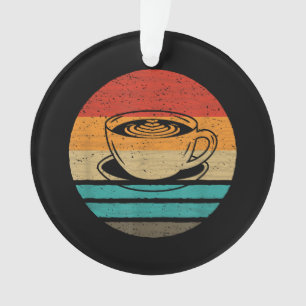 Kaffee im Retro-Stil Vintage Ornament