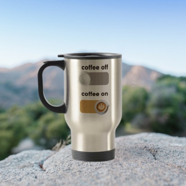 Kaffee im Zimmer Reisebecher (Enjoy sipping your coffee while you are on mode on with this travel/commute tumbler.)