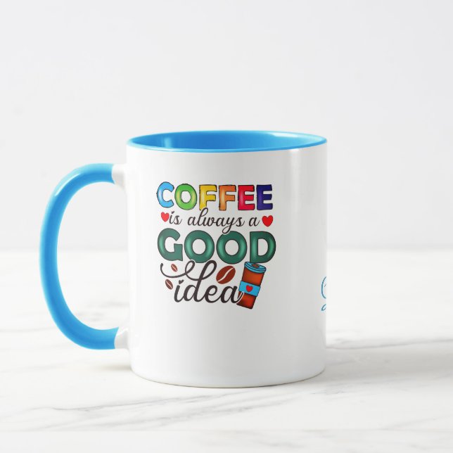 Kaffee Immer Eine Gute Idee Papa Tasse (Links)