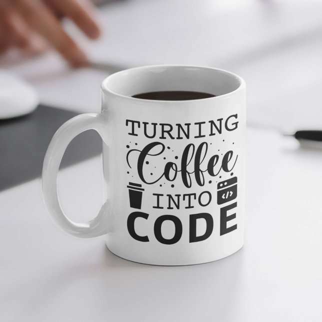 Kaffee in Code umwandeln Kaffeetasse (Von Creator hochgeladen)