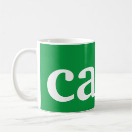 Kaffee in irischer Sprache Kaffeetasse