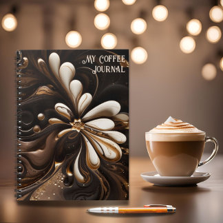 Kaffee Inspiriert Mocha und Cream Journal Notizblock