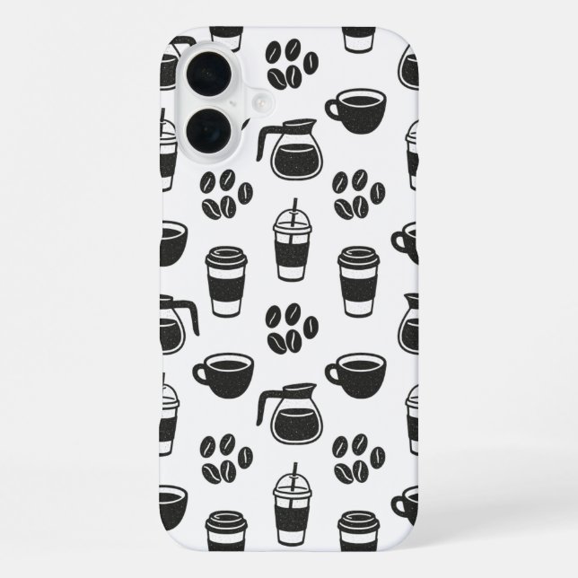 Kaffee iPhone Hülle (Rückseite)
