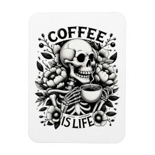 Kaffee ist das Leben Magnet