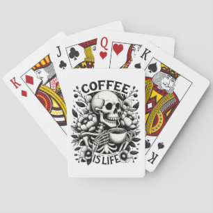 Kaffee ist das Leben Spielkarten