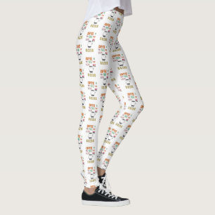 Kaffee ist der Treibstoff, der mir Behalte zu gehe Leggings