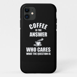 Kaffee ist die Antwort Case-Mate iPhone Hülle