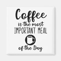 Kaffee ist die wichtigste Mahlzeit des Tages