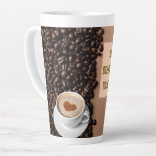 Kaffee ist eine köstliche und warme Alternative zu Milchtasse
