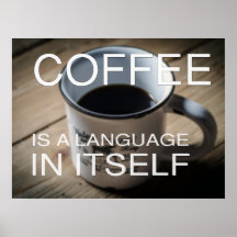 Kaffee ist eine Sprache in sich selbst - Café Post