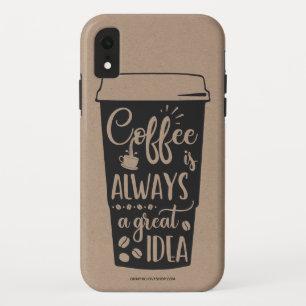Kaffee ist immer eine tolle Idee für ein Telefong Case-Mate iPhone Hülle