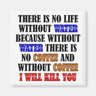 Kaffee ist lebenslustiger Kühlschrankmagnet Kühlsc Magnet