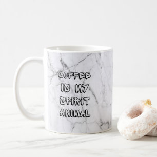 KAFFEE IST MEIN SPIRITTER TIERE TASSE CUP