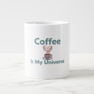 Kaffee ist mein Universum Jumbo-Tasse