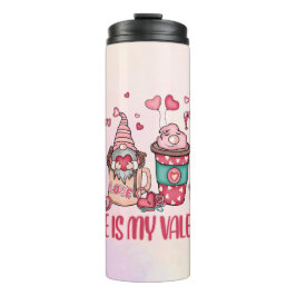 Kaffee ist mein Valentine Thermosbecher