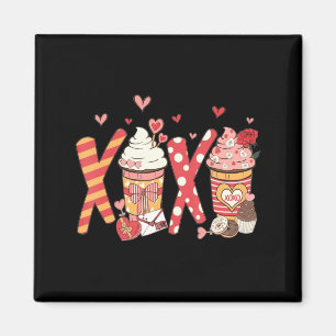 Kaffee ist mein Valentinstag Lustiger Lehrer Kaffe Magnet