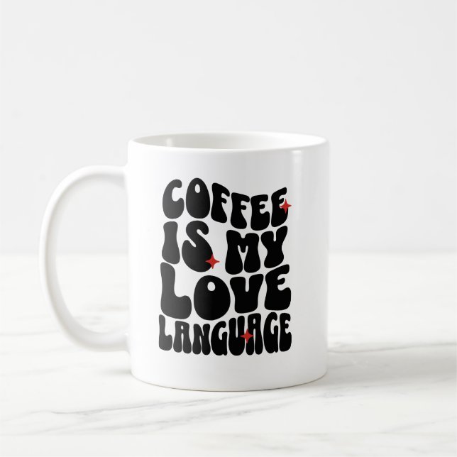 Kaffee ist meine Liebe Kaffeetasse (Links)