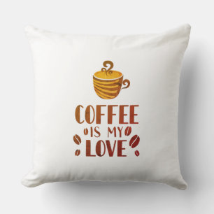 Kaffee ist meine Liebe Kissen