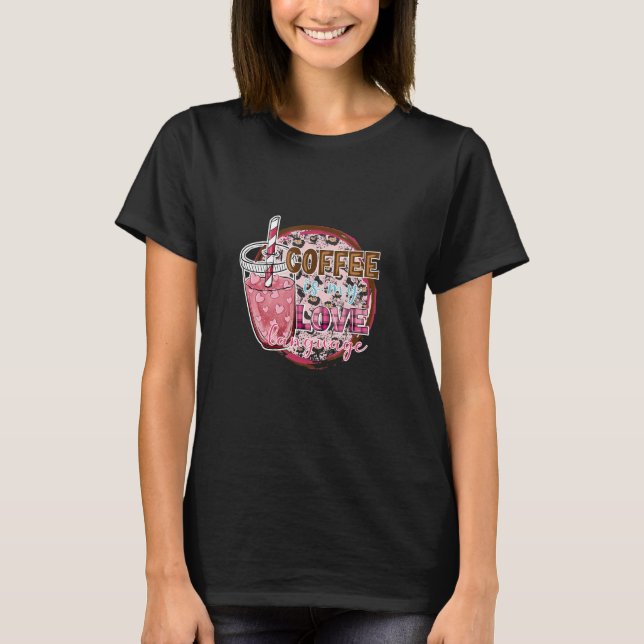 Kaffee ist meine Liebe T-Shirt (Vorderseite)