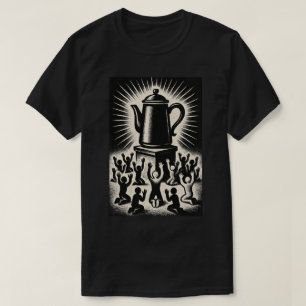 Kaffee ist meine Religion – Bete Kaffee an T-Shirt