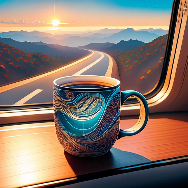 Kaffee ist meine Religion Milchtasse (Von Creator hochgeladen)