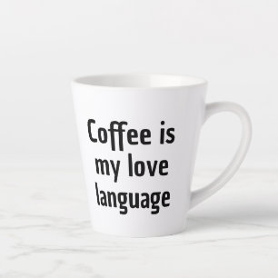 Kaffee ist meine Tasse in Liebe