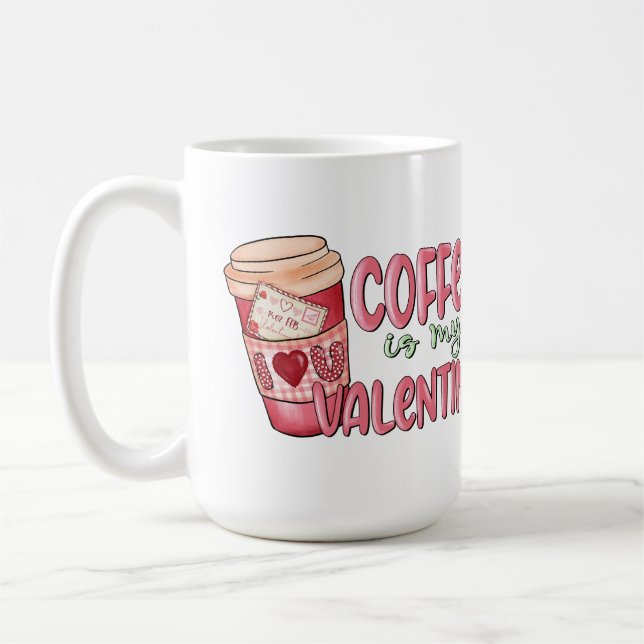 Kaffee ist meine Valentinin-Tasse Kaffeetasse (Links)