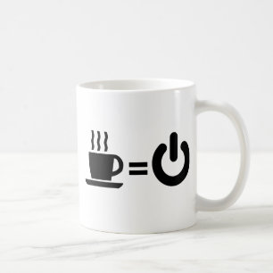 Kaffee ist Power Tasse