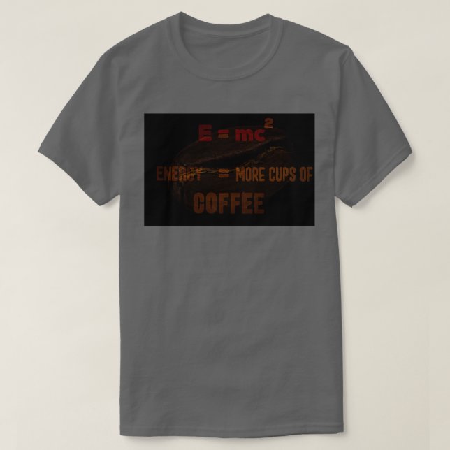Kaffee ist relativ T-Shirt (Design vorne)