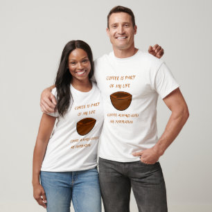 KAFFEE IST TEIL MEINES LEBENS T-Shirt