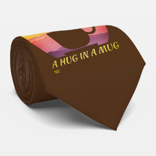 "KAFFEE IST WIE EIN HUG IN EINER TASSE" KRAWATTE