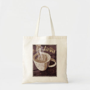 Kaffee Java Vintage Kunst Tragetasche