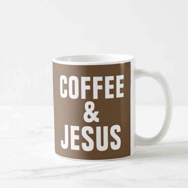 KAFFEE & JESUS KAFFEE MUGS TASSE (Rechts)
