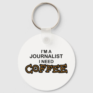 Kaffee - Journalist Schlüsselanhänger