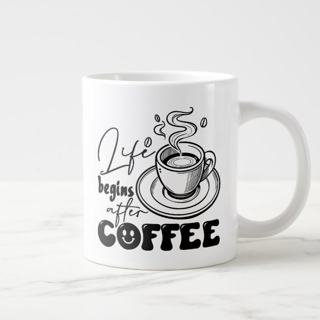 Kaffee  Jumbo-Tasse (Rechts)