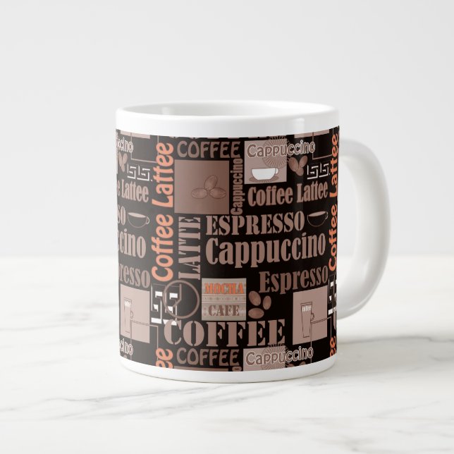 Kaffee Jumbo-Tasse (Vorderseite Rechts)
