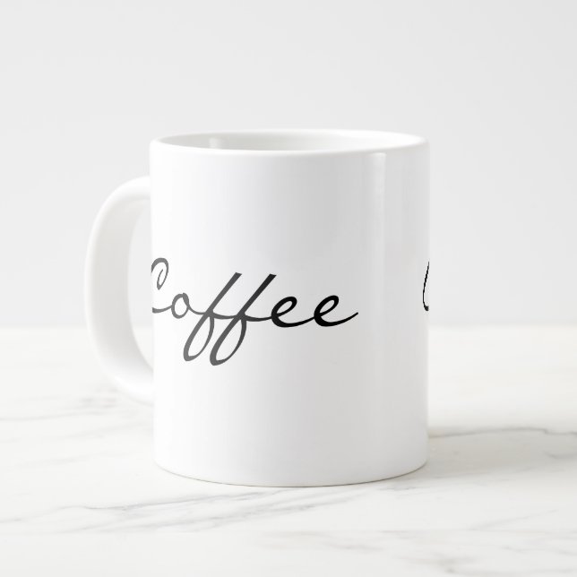 Kaffee Jumbo-Tasse (Vorderseite Links)