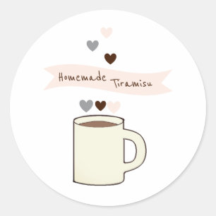 Kaffee-Junggesellinnenabschied-selbstgemachter Tir Runder Aufkleber