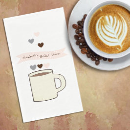 Kaffee-Junggesellinnenabschied Serviette